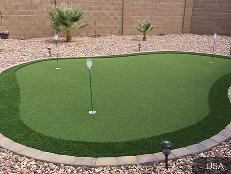Putting Green di Halaman Rumah